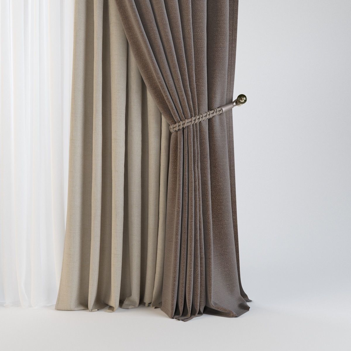 curtain 22 3D model_1
