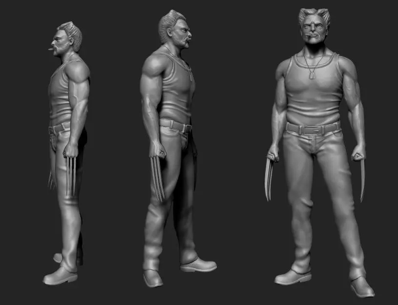 Wolverine 3D model_0
