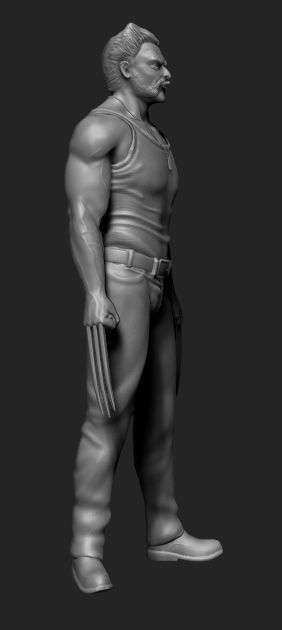 Wolverine 3D model_2