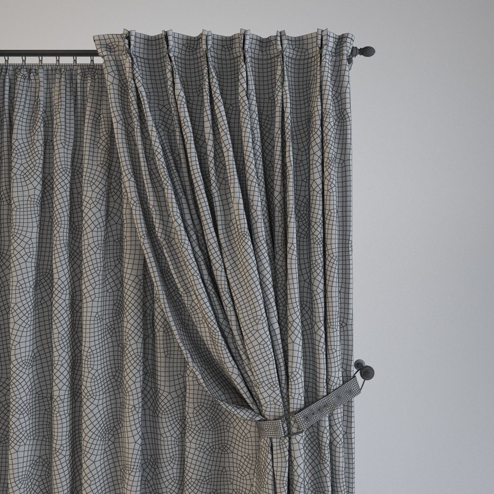 curtain 18 3D model_2