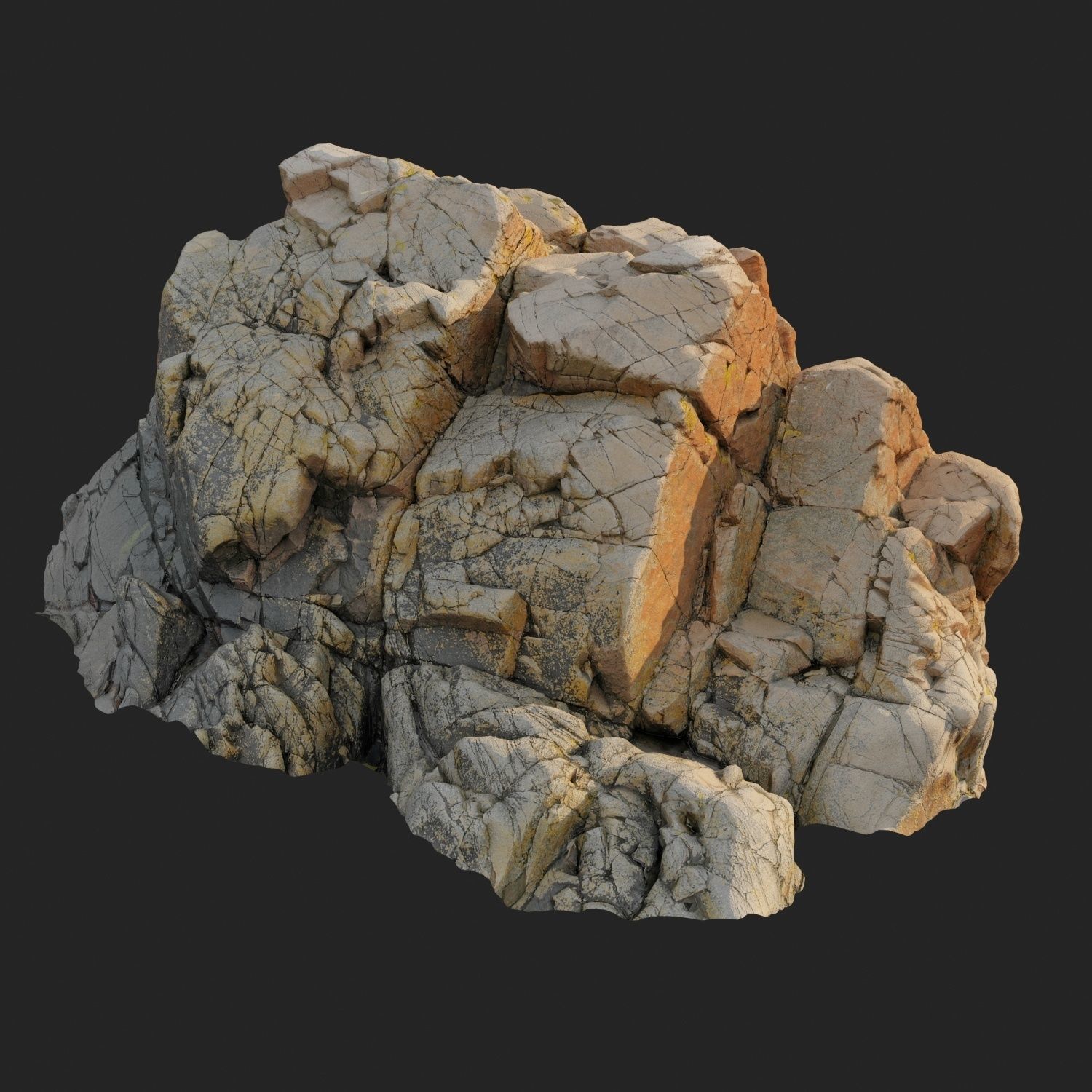 Cliff pack E bundle 3D model_38