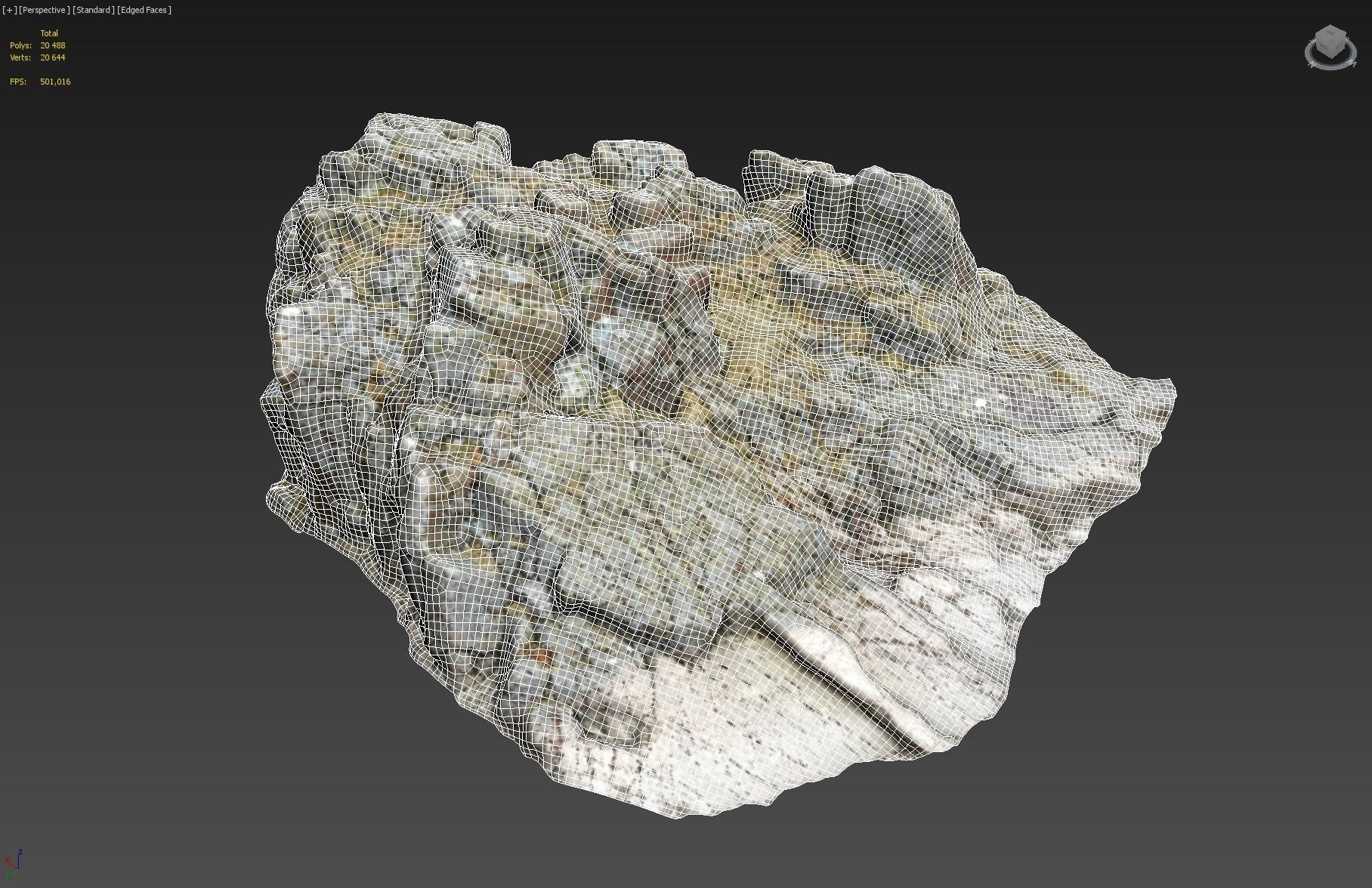 Cliff pack E bundle 3D model_18