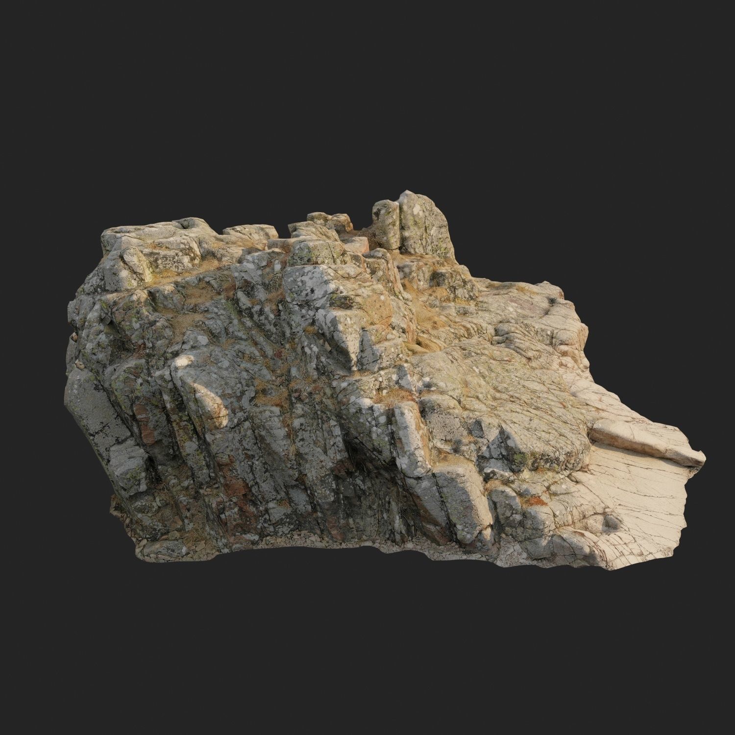 Cliff pack E bundle 3D model_16
