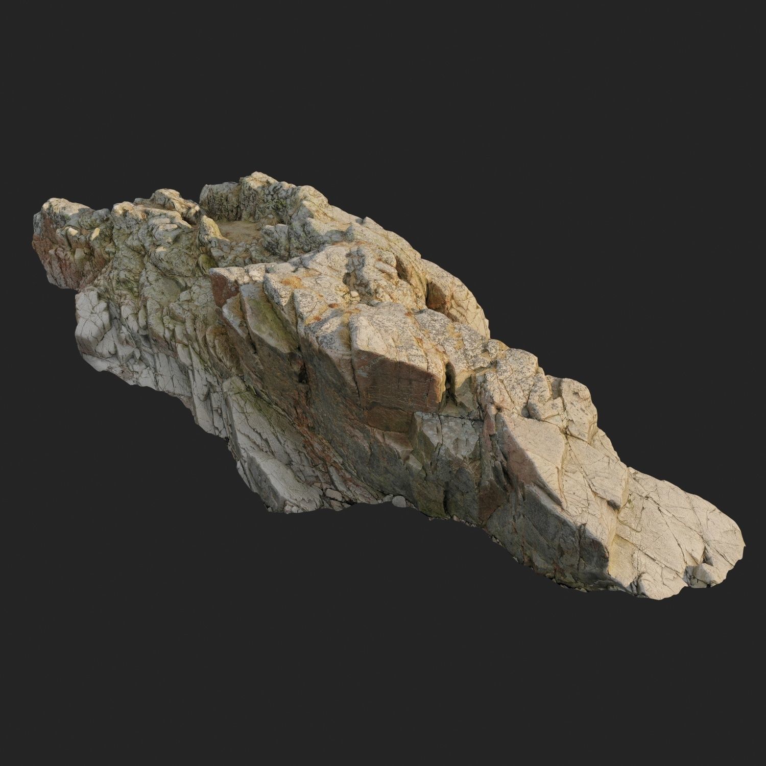 Cliff pack E bundle 3D model_22