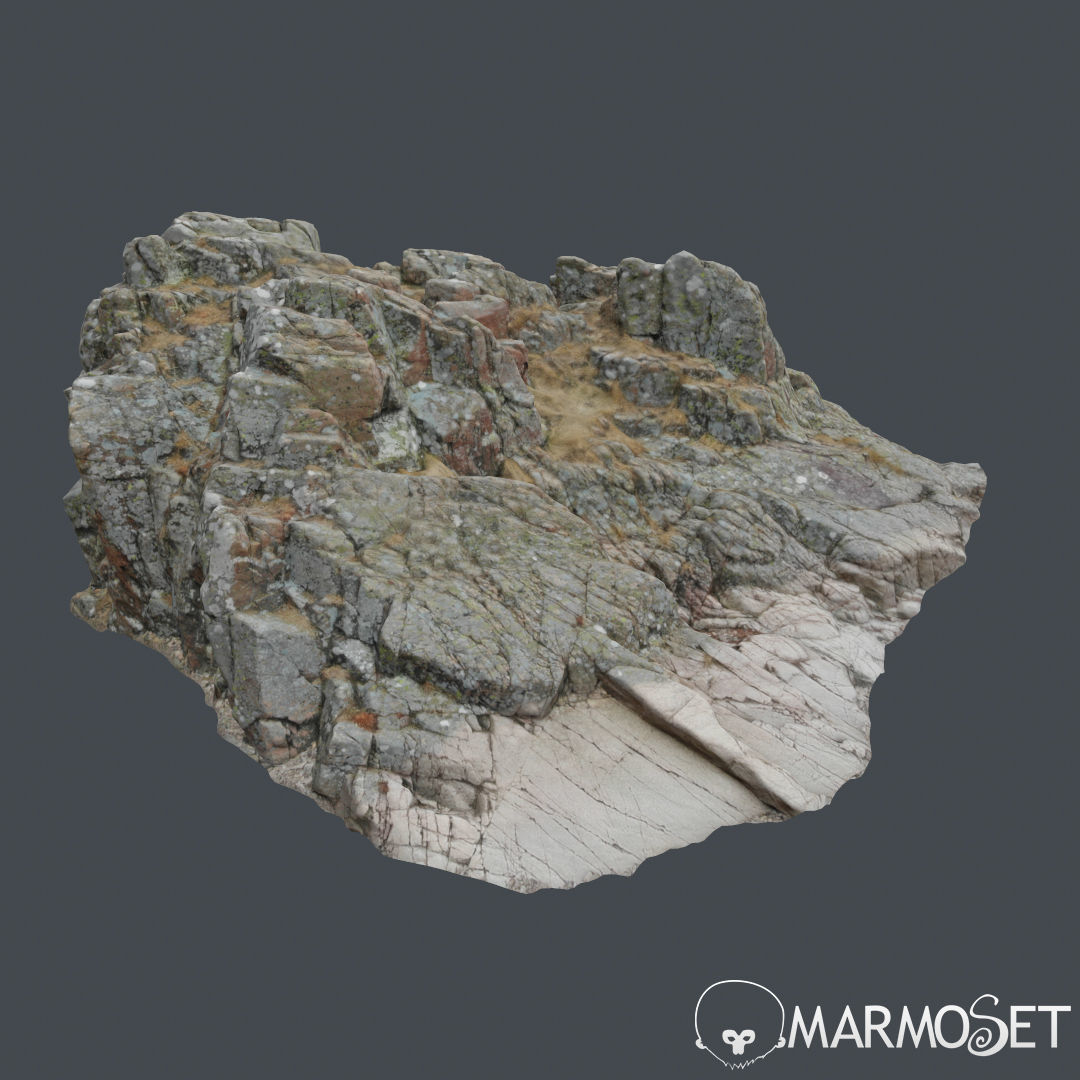 Cliff pack E bundle 3D model_13