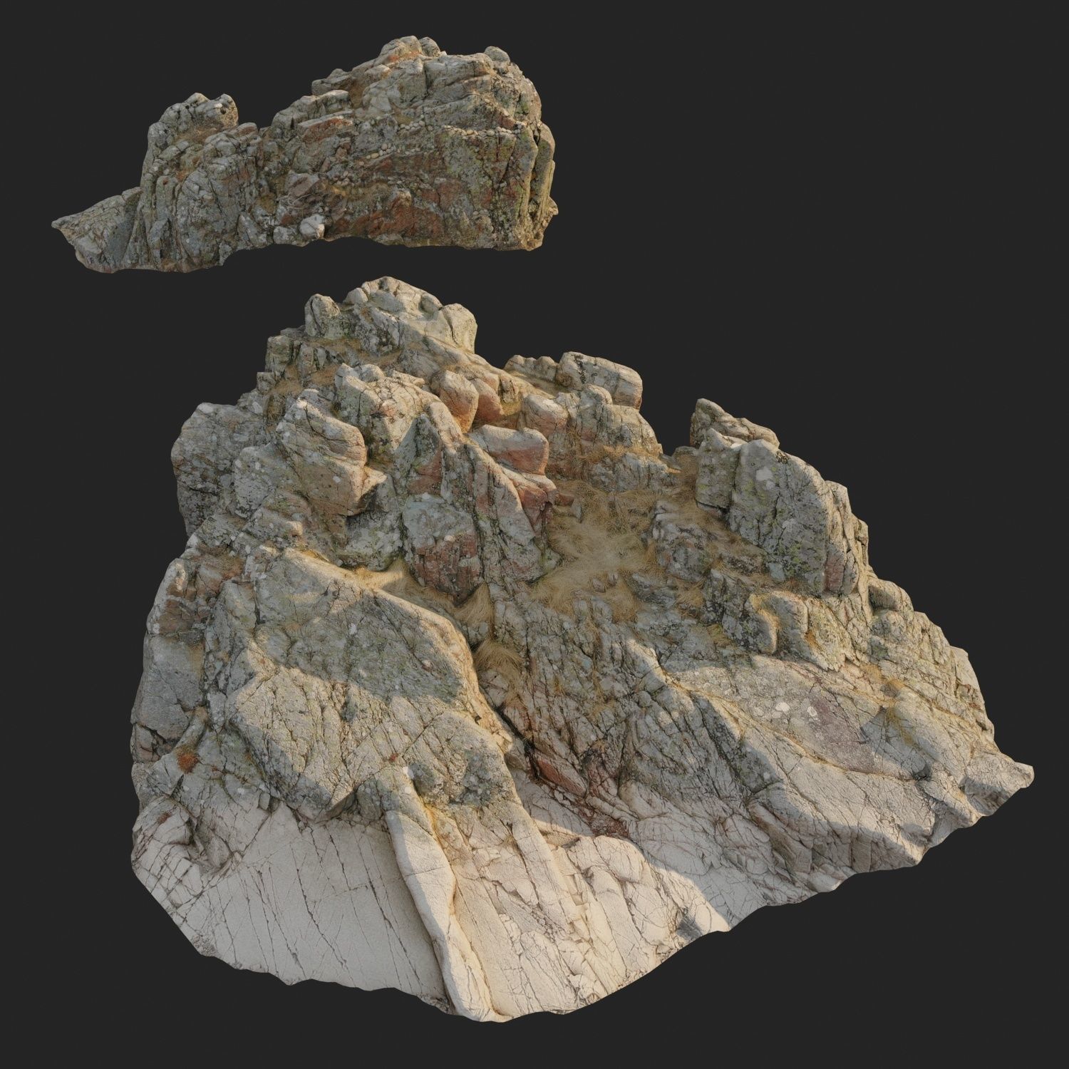 Cliff pack E bundle 3D model_17