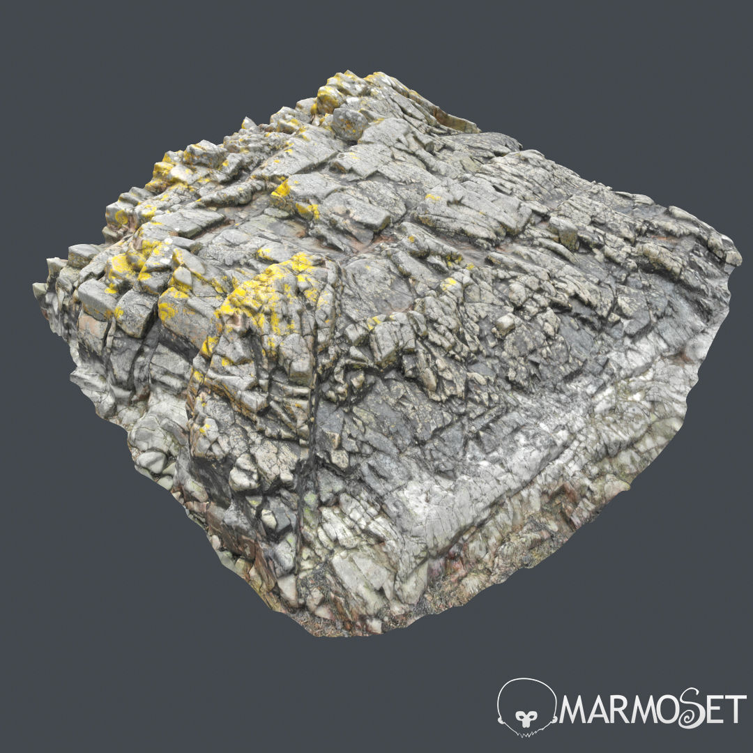 Cliff pack E bundle 3D model_44