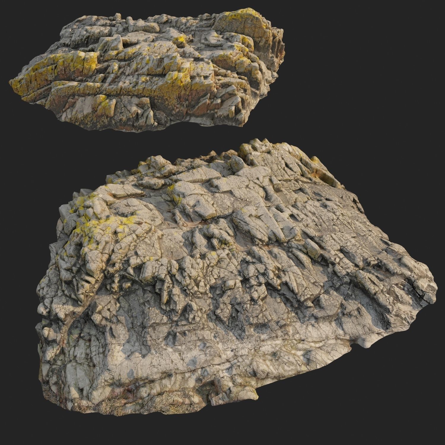 Cliff pack E bundle 3D model_46