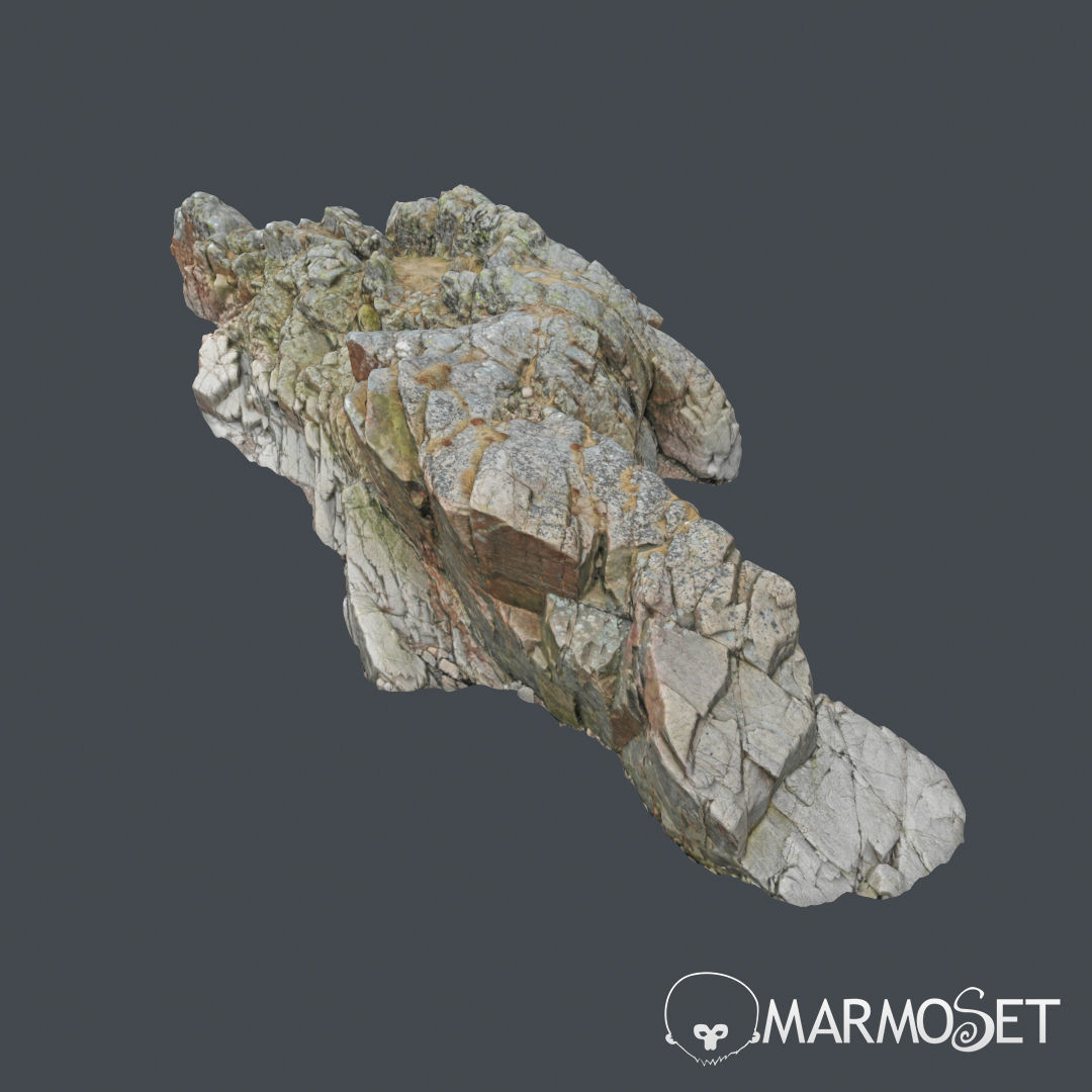 Cliff pack E bundle 3D model_14