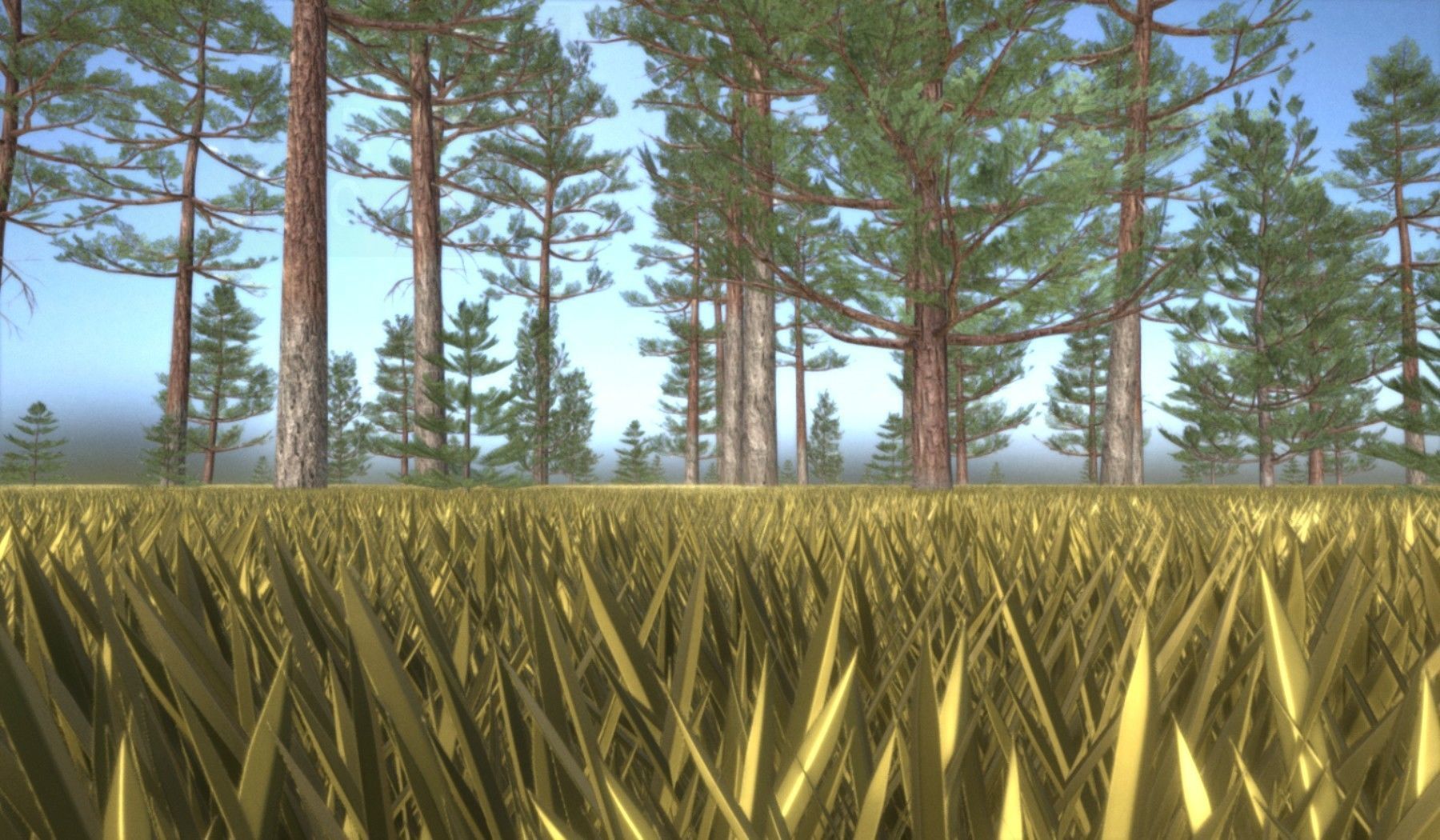 Pine Forest Scene Low-poly 3D model_51