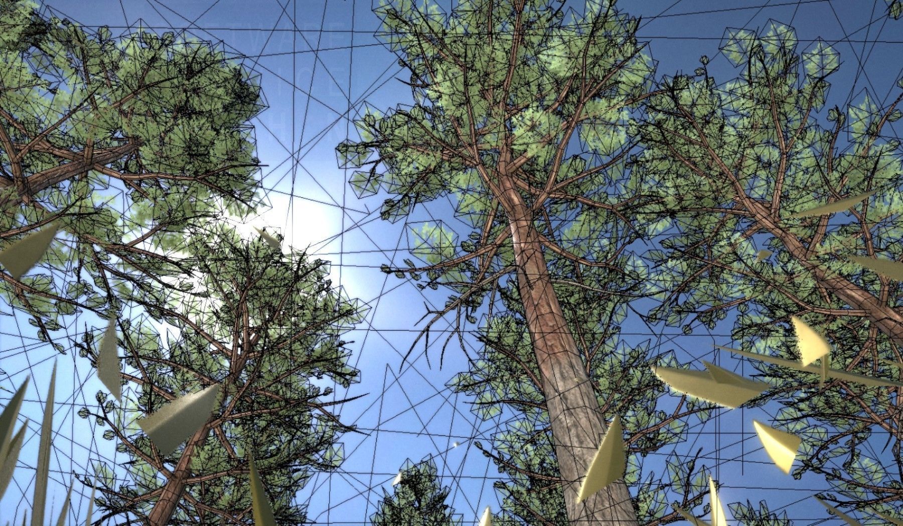 Pine Forest Scene Low-poly 3D model_70