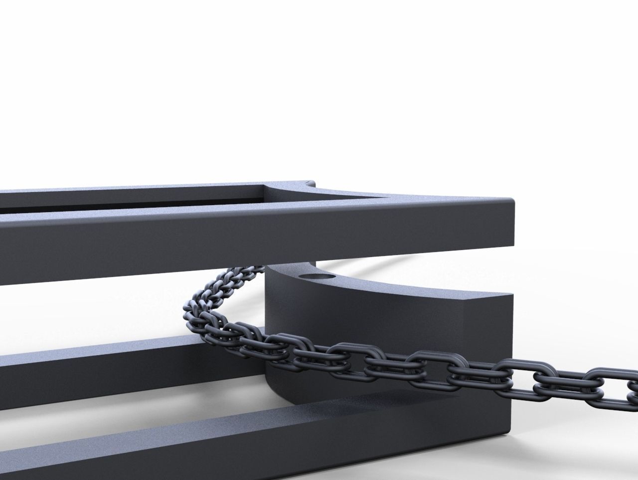 Pendant with Rubies 3D print model_4