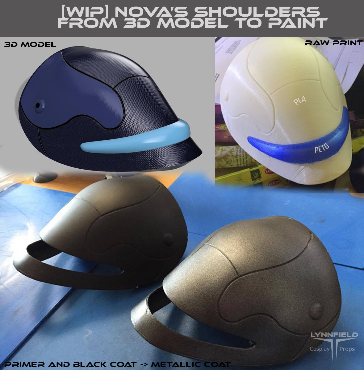 Nova arms armor part from Starcraft HOTS 3D print model_3