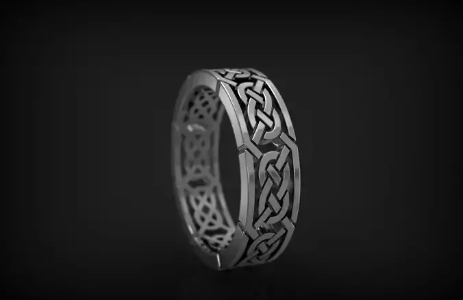 Ring With Ornament  3D print model