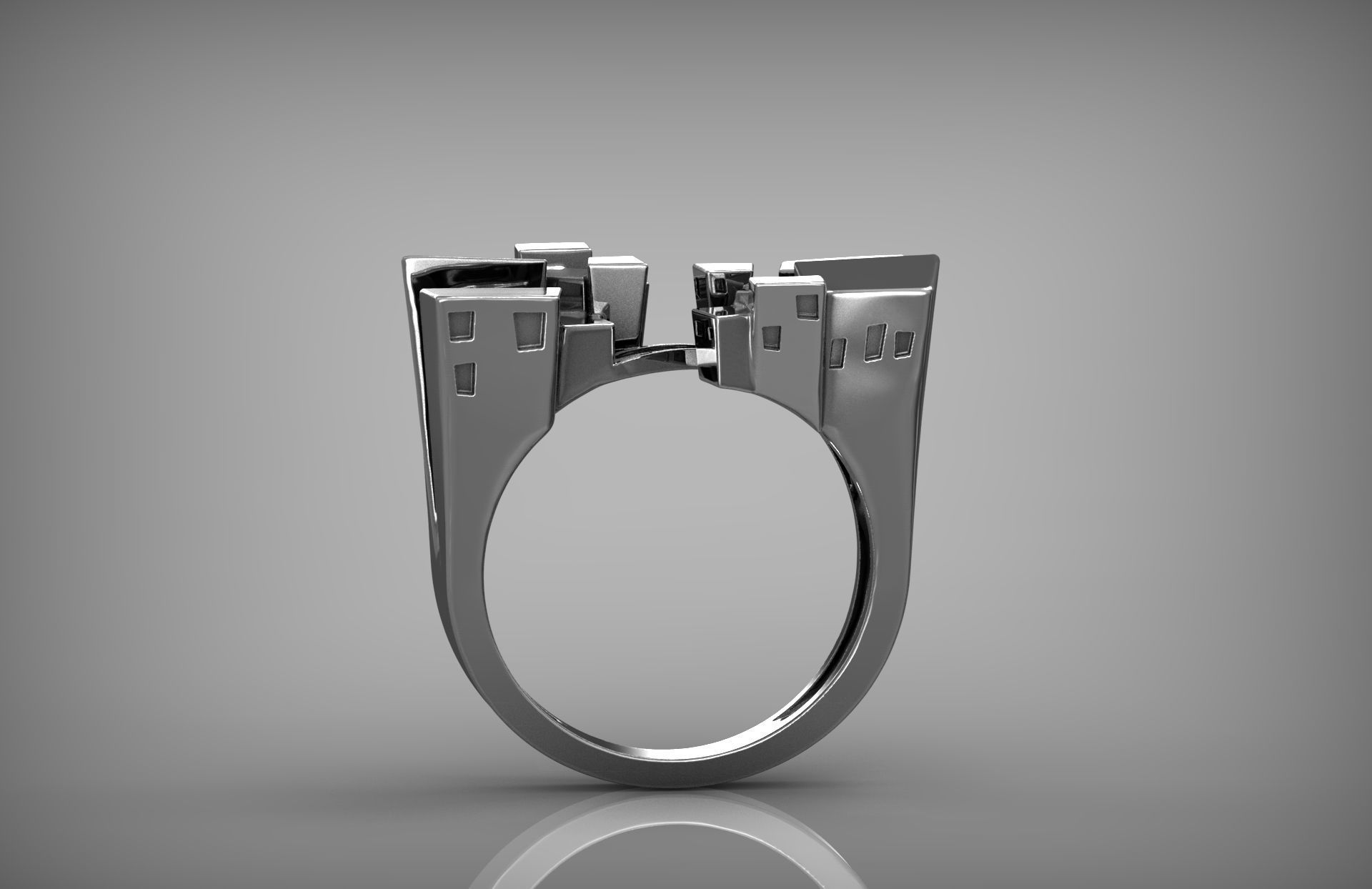 Ring Building 3D print model_3