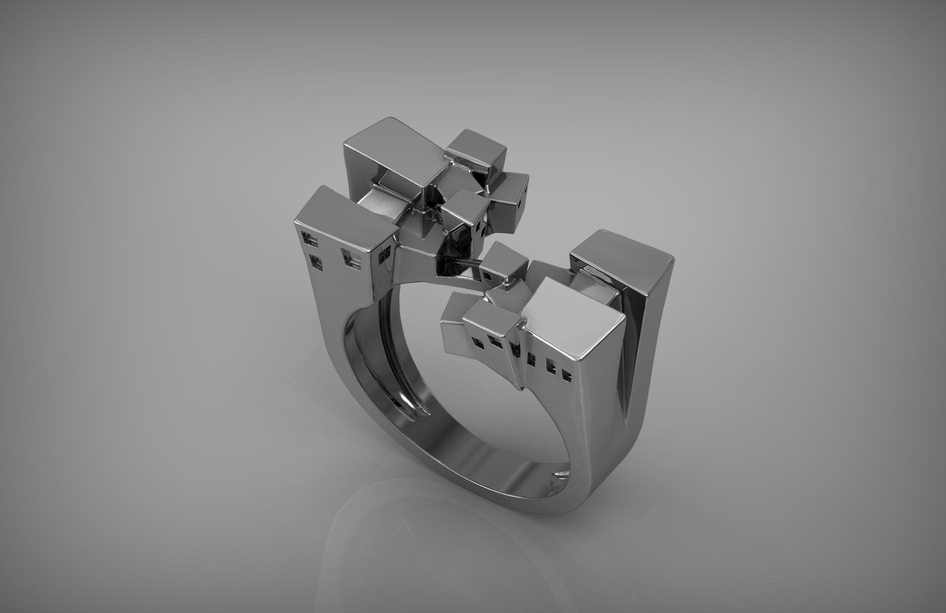 Ring Building 3D print model_2
