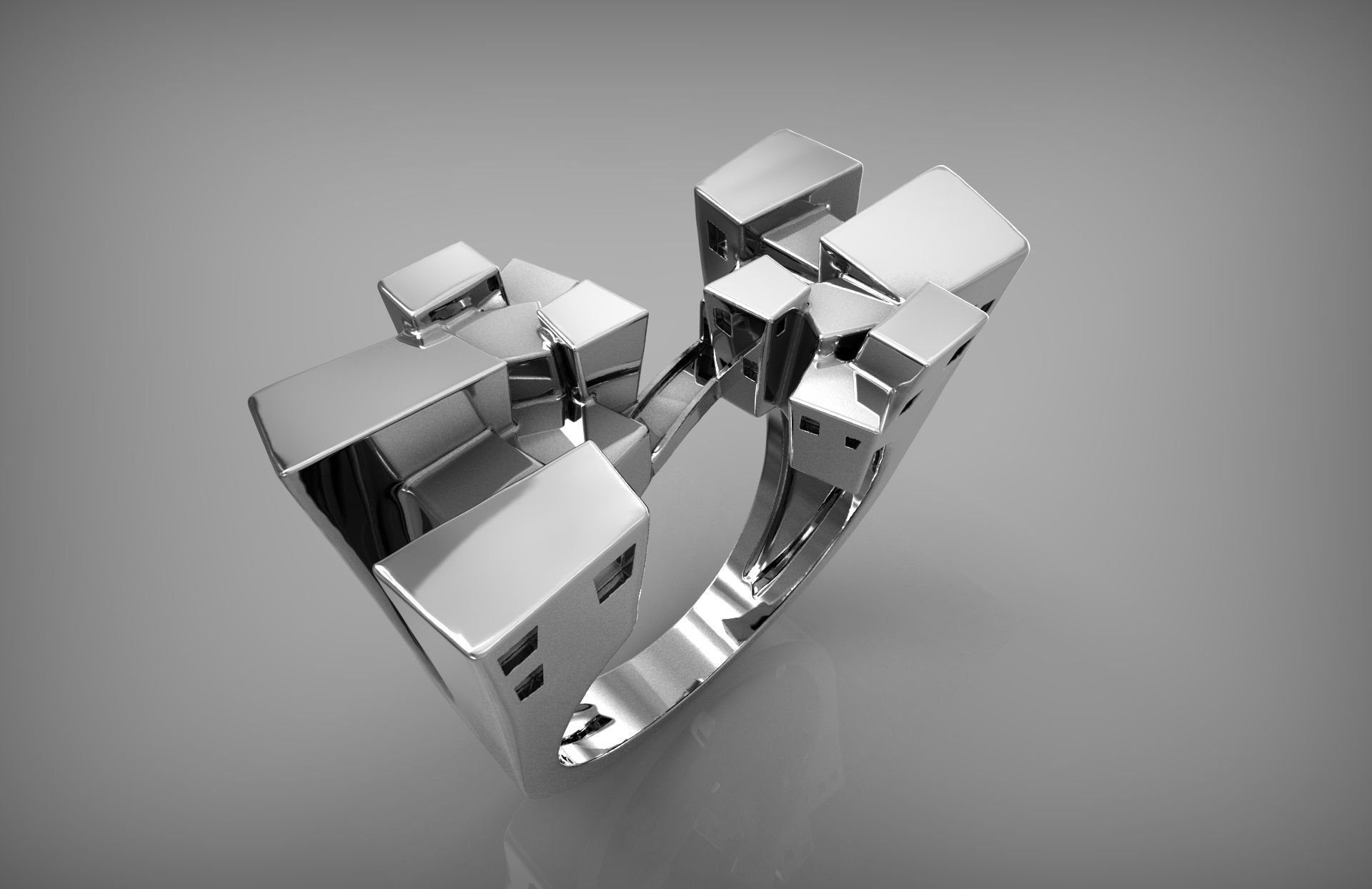 Ring Building 3D print model_1