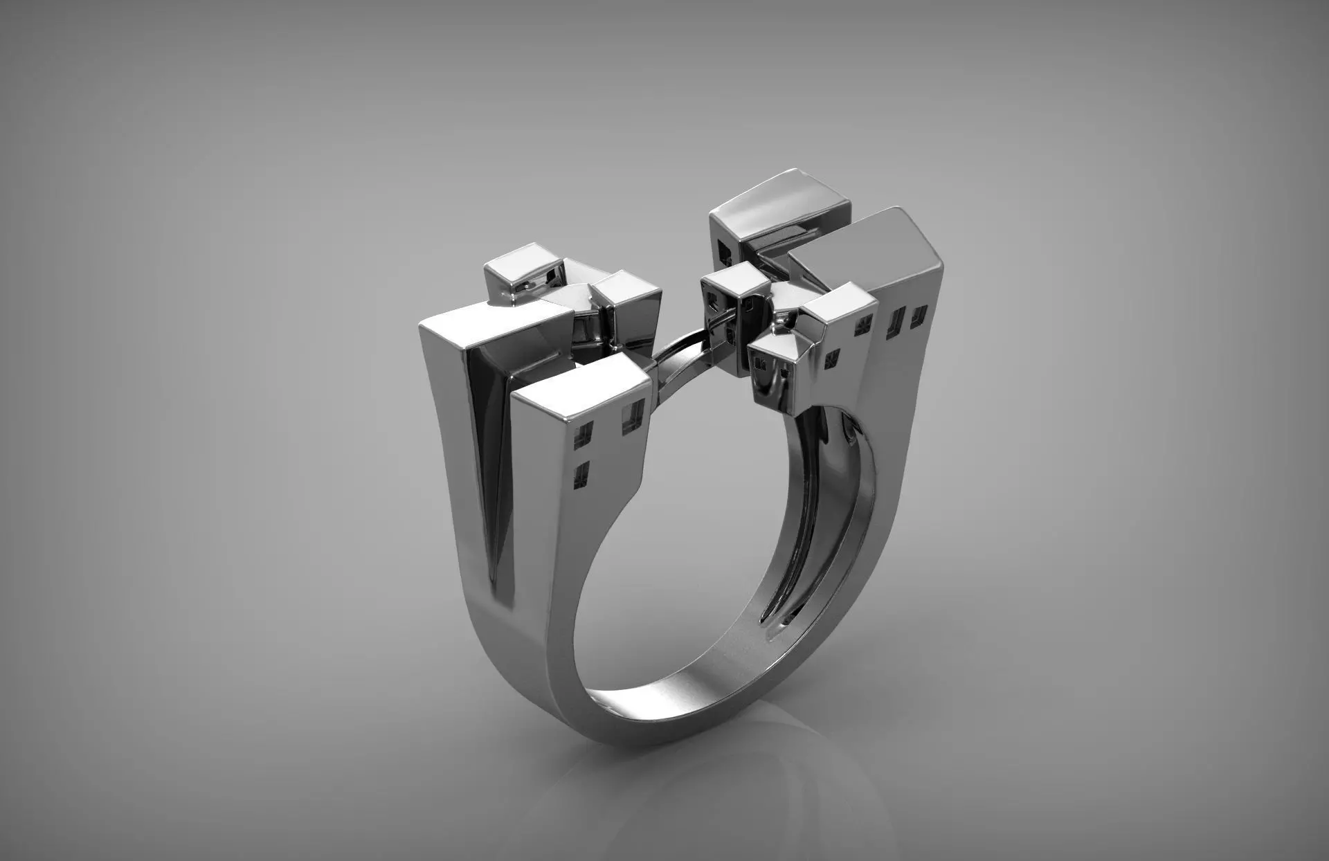 Ring Building 3D print model_0