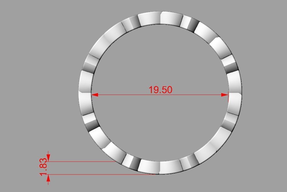 Ornament Ring 2 3D print model_4