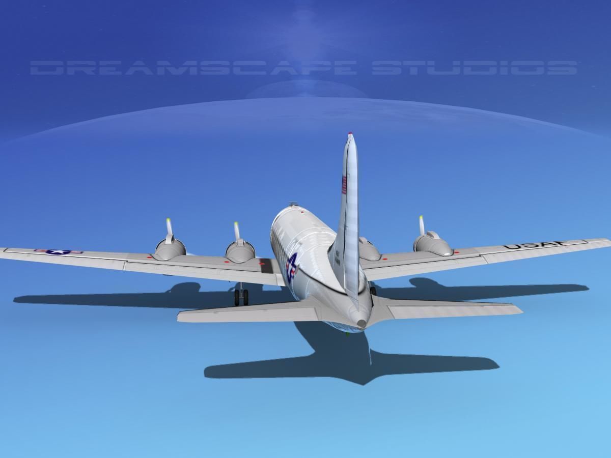 Douglas C-54 Skymaster V04 3D model_4