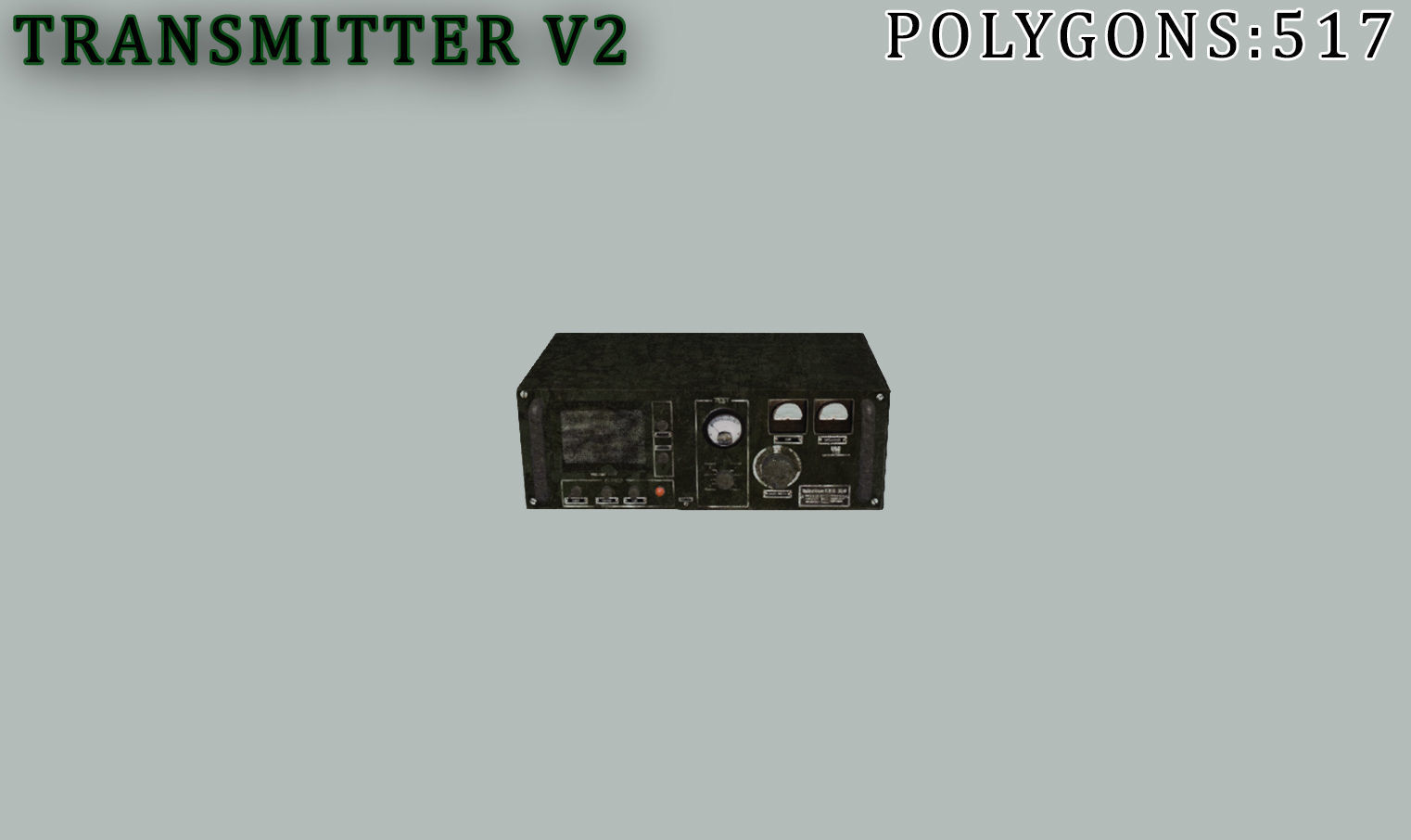 Military Communication Kit Lowpoly Free low-poly 3D model_2