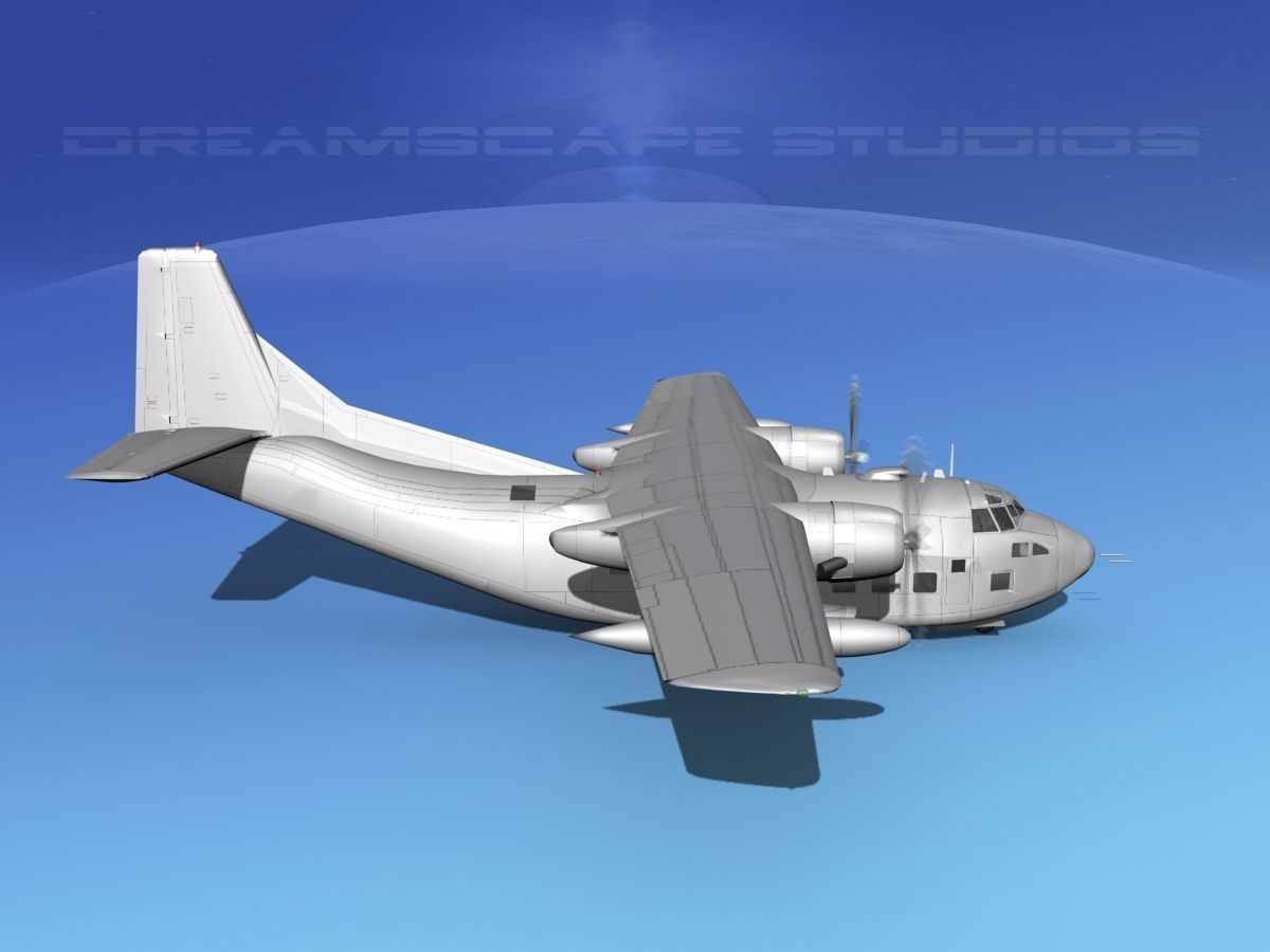 Fairchild VC-123K Provider Bare Metal 3D model_4