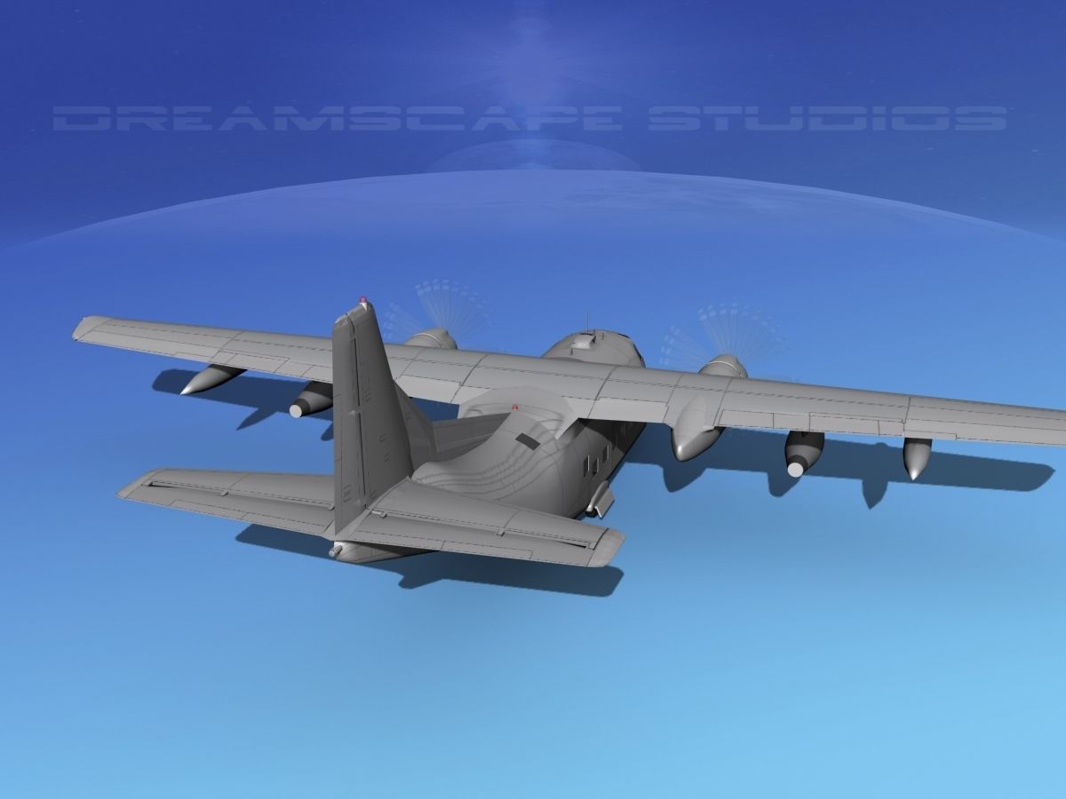 Fairchild VC-123K Provider Bare Metal 3D model_6