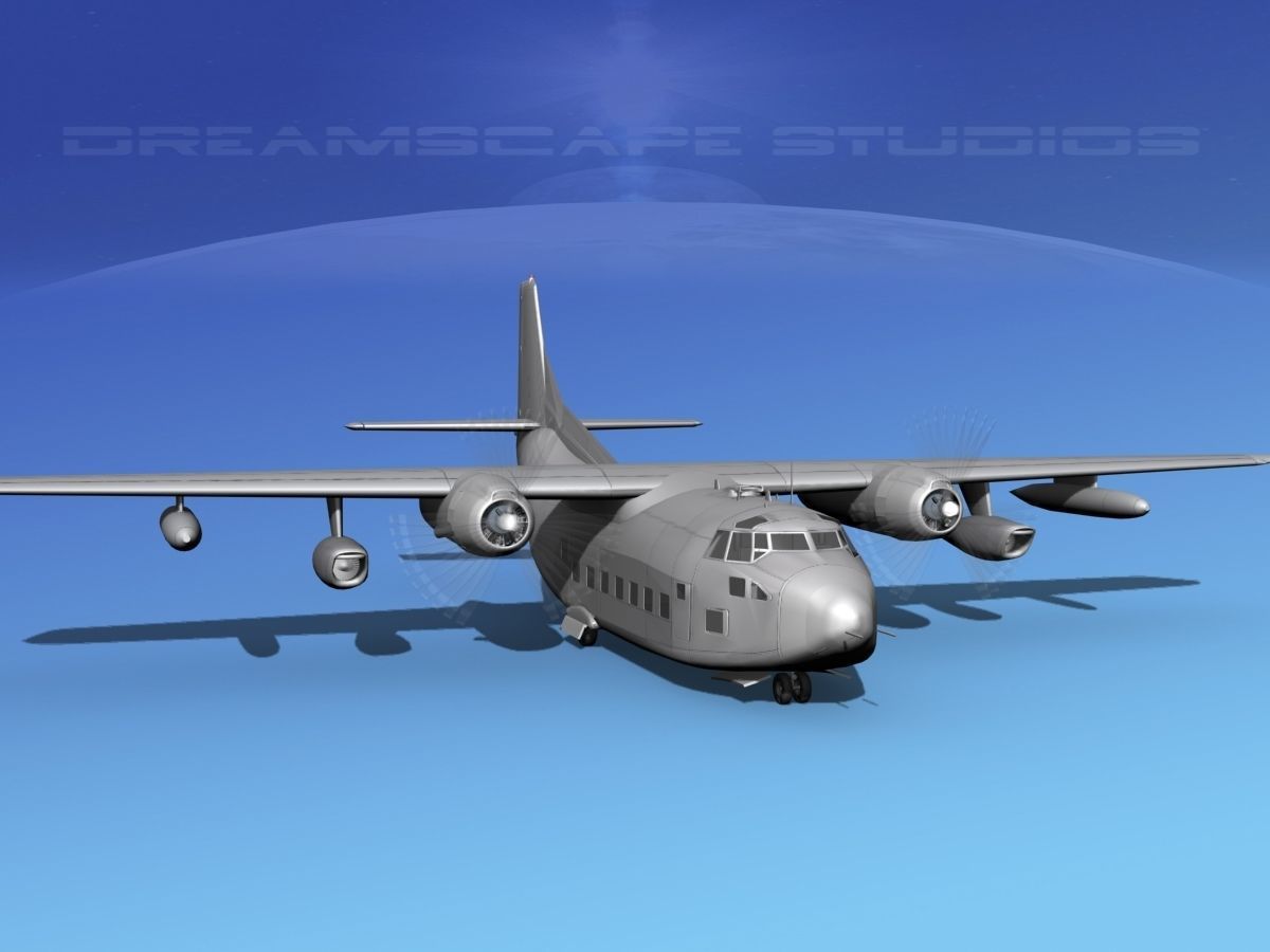Fairchild VC-123K Provider Bare Metal 3D model_2