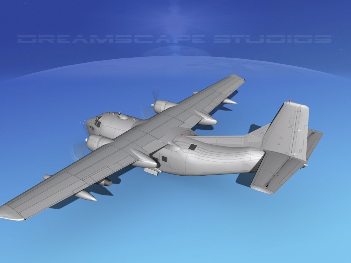 Fairchild VC-123K Provider Bare Metal 3D model_8