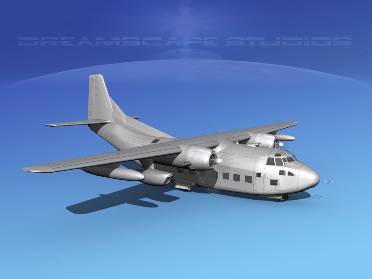 Fairchild VC-123K Provider Bare Metal 3D model_3
