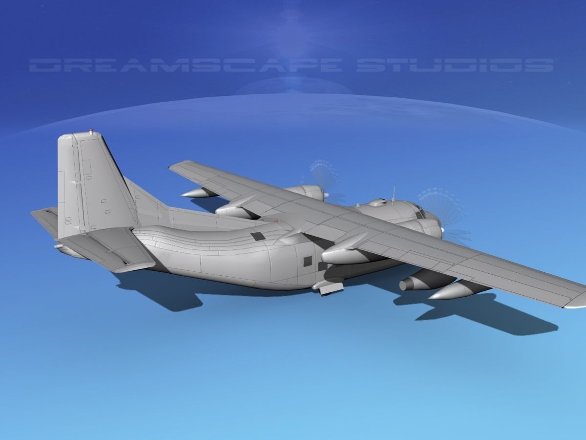 Fairchild VC-123K Provider Bare Metal 3D model_5