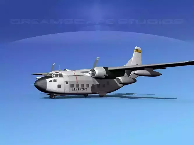 Fairchild VC-123K Provider V01 3D model