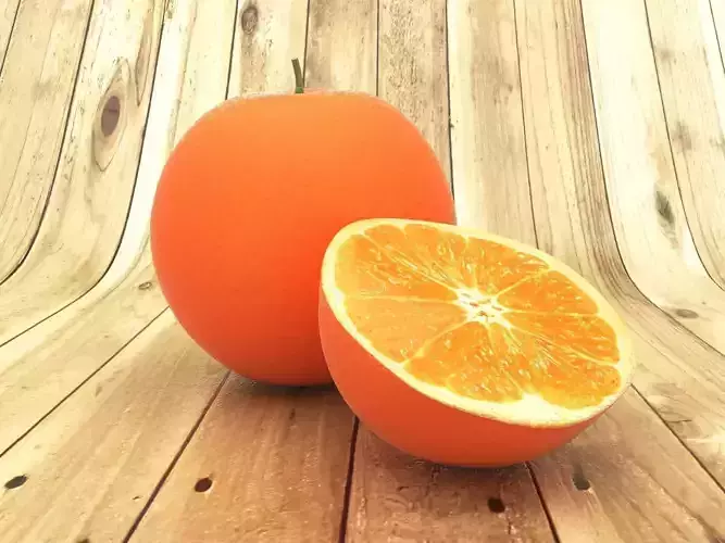 ORANGE leaf of banana