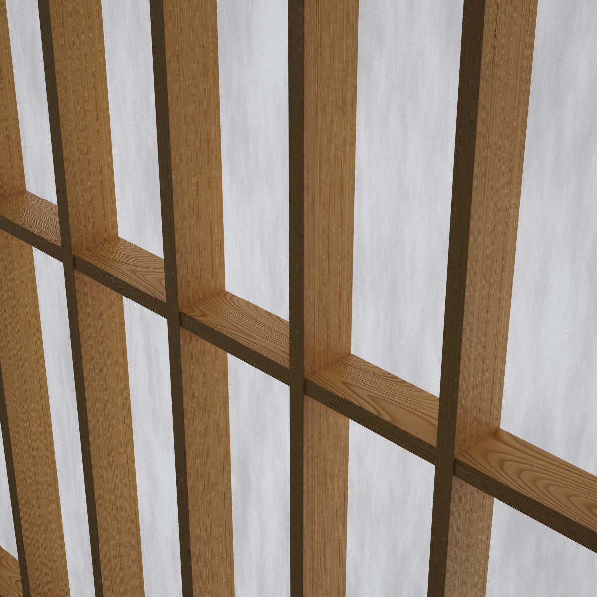 Japanese Classic Door 1 3D model_2