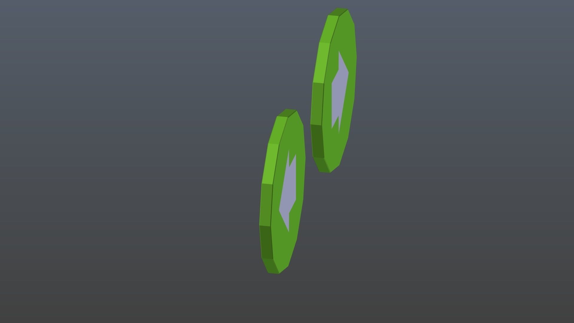 Low poly arrow symbols Low-poly 3D model_8