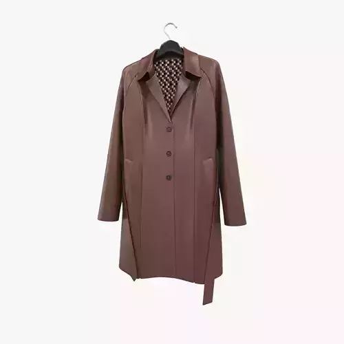 Stylish Leather Coat