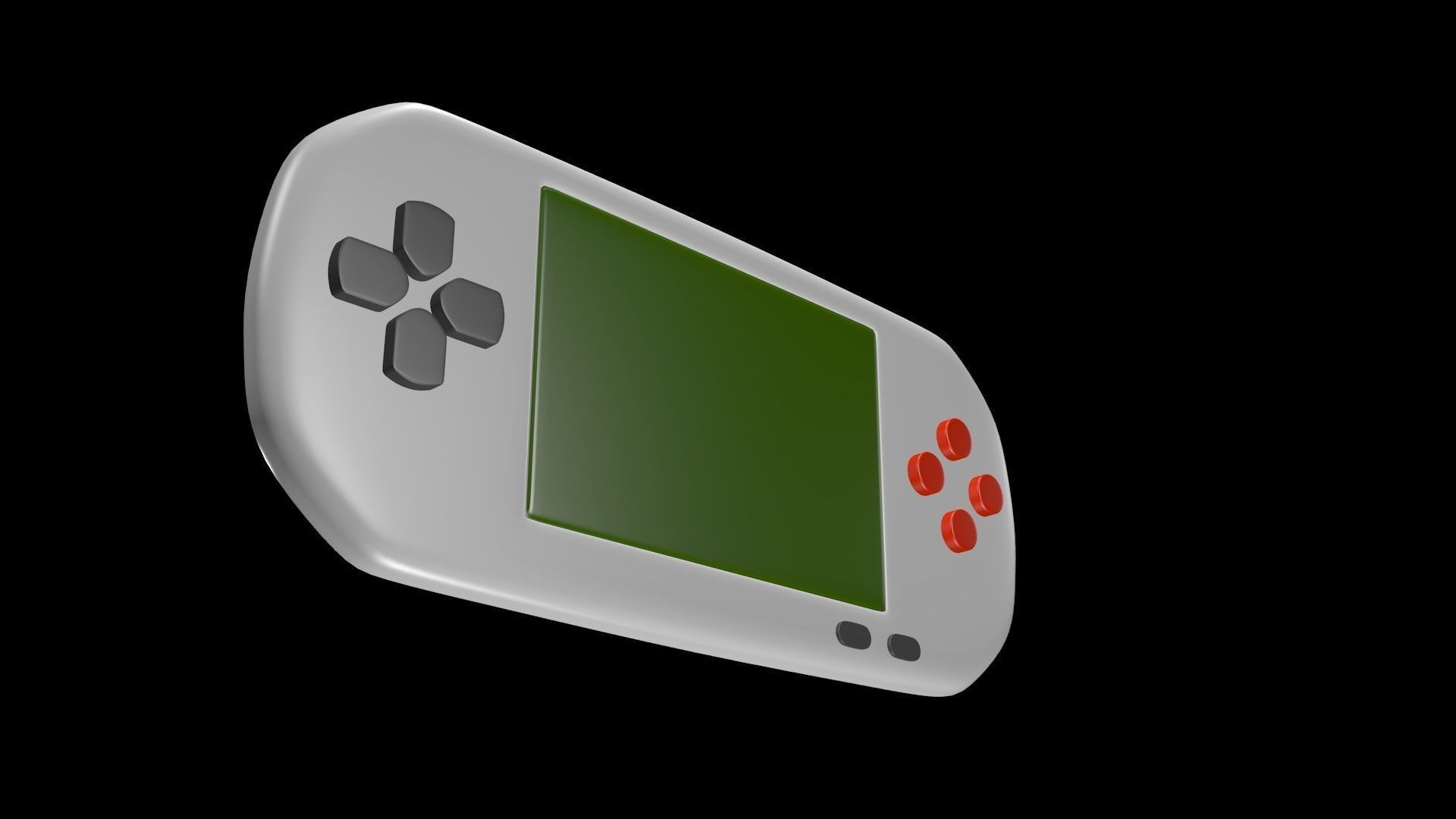Game Console 1 3D model_5
