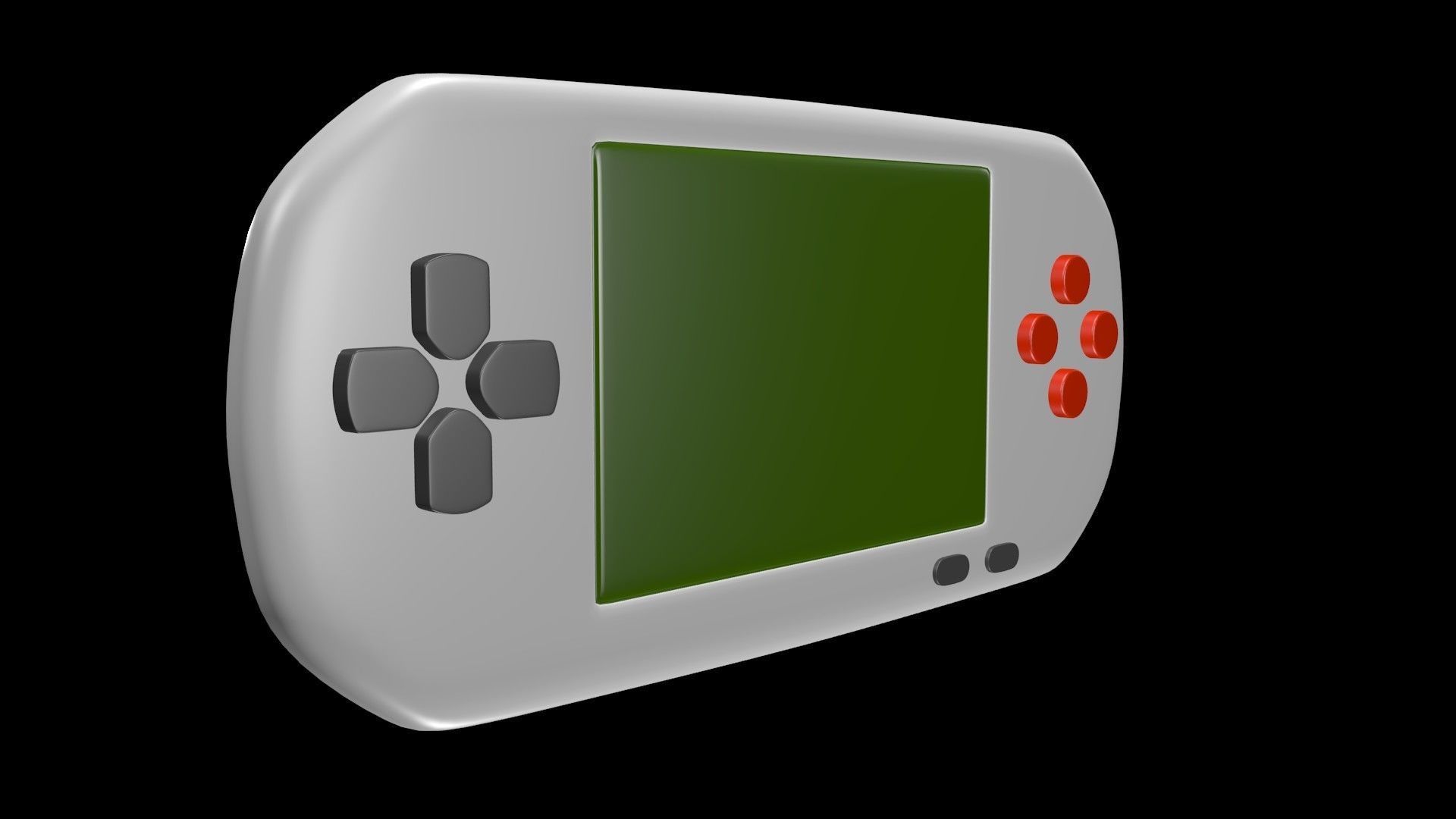 Game Console 1 3D model_3