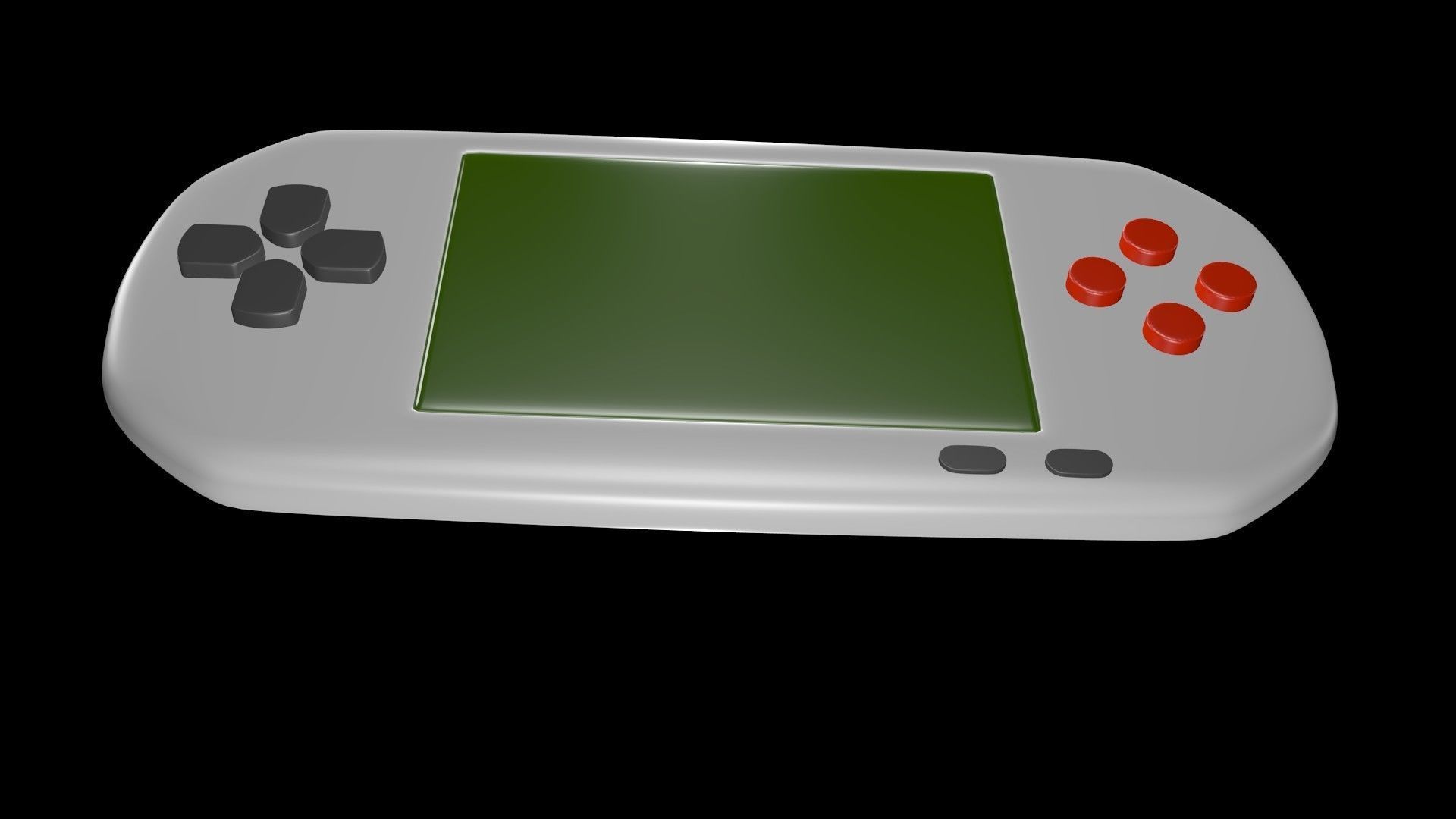 Game Console 1 3D model_2