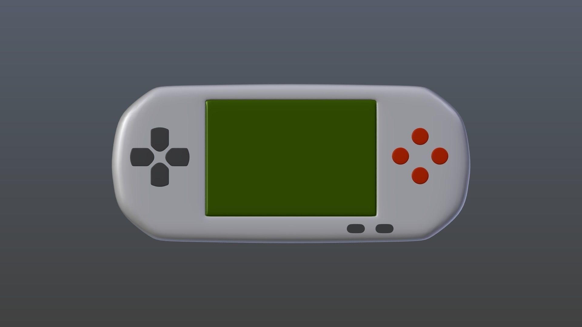 Game Console 1 3D model_9