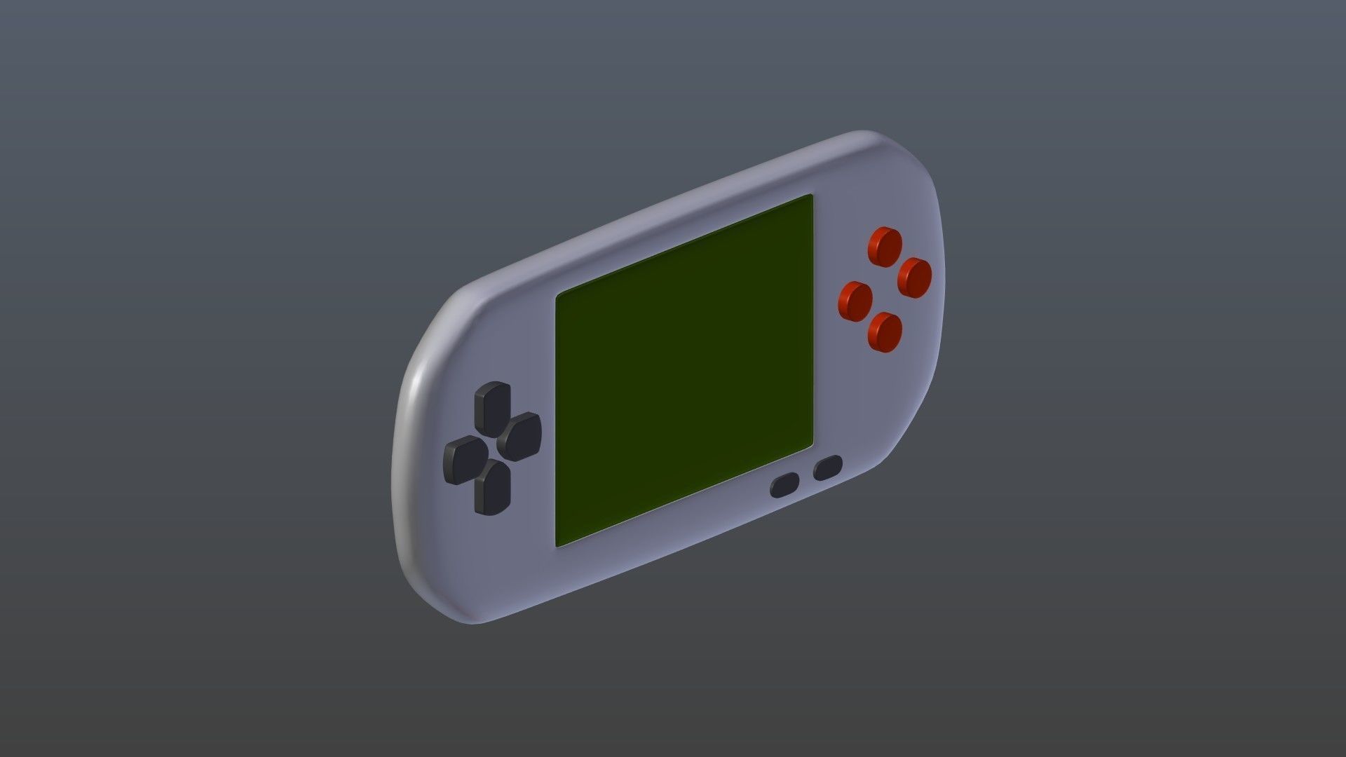 Game Console 1 3D model_10