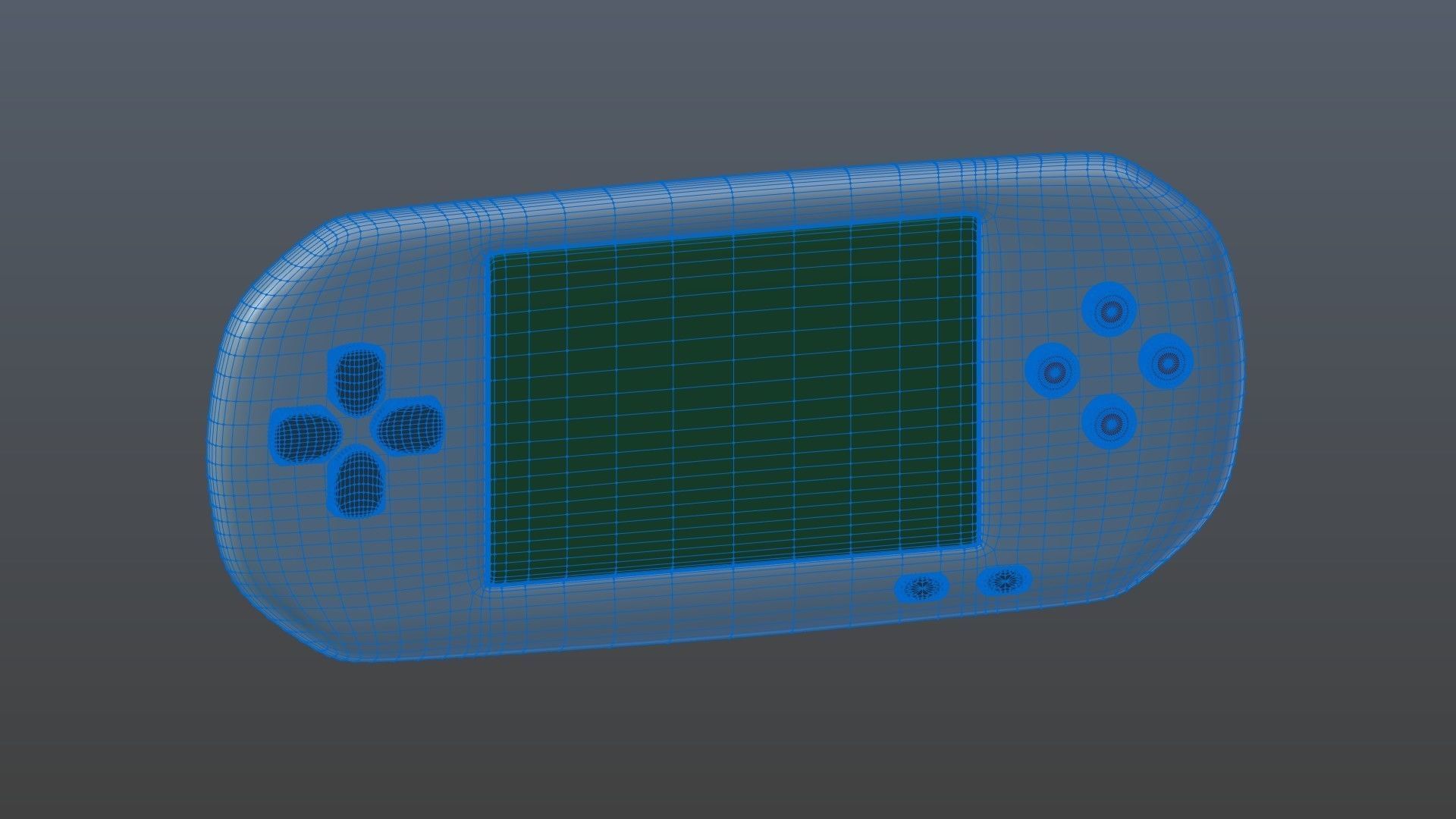 Game Console 1 3D model_12