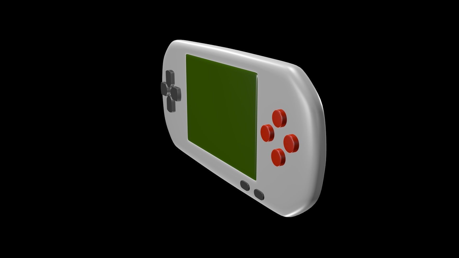 Game Console 1 3D model_6
