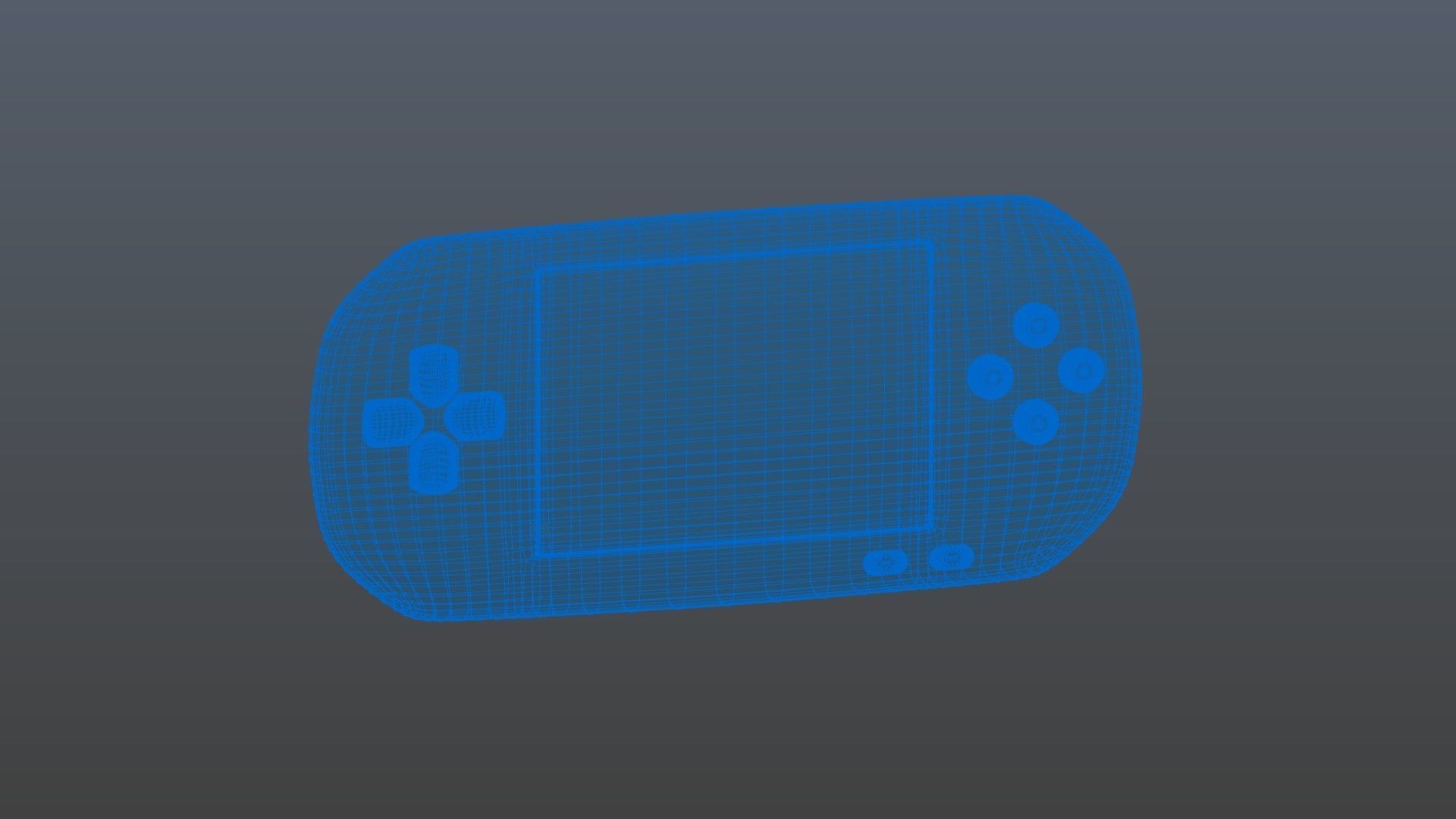 Game Console 1 3D model_11