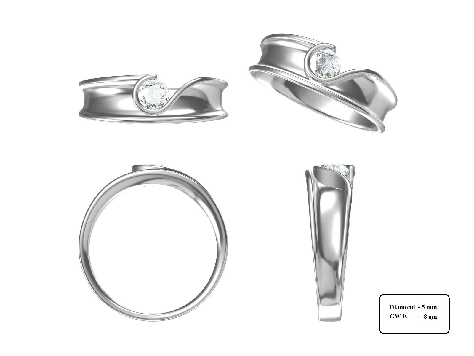 50 RING AND BAND 3D print model_4