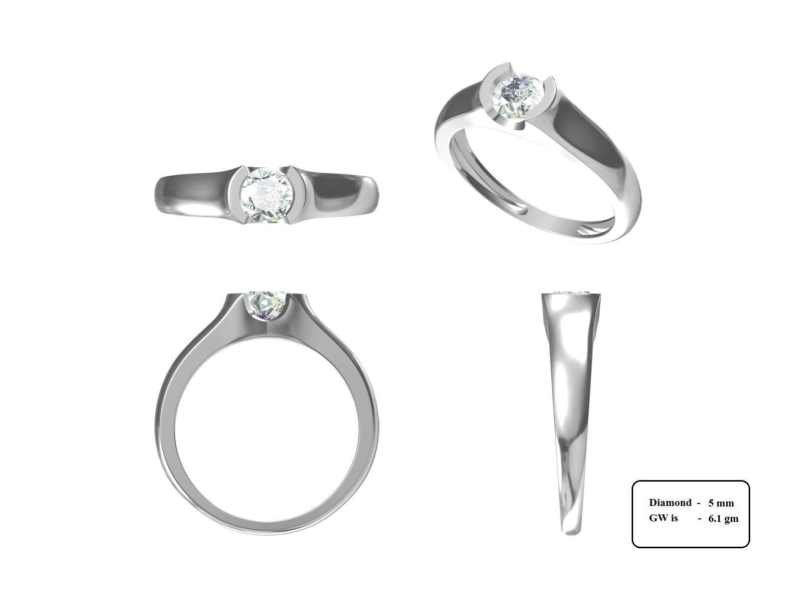 50 RING AND BAND 3D print model_3