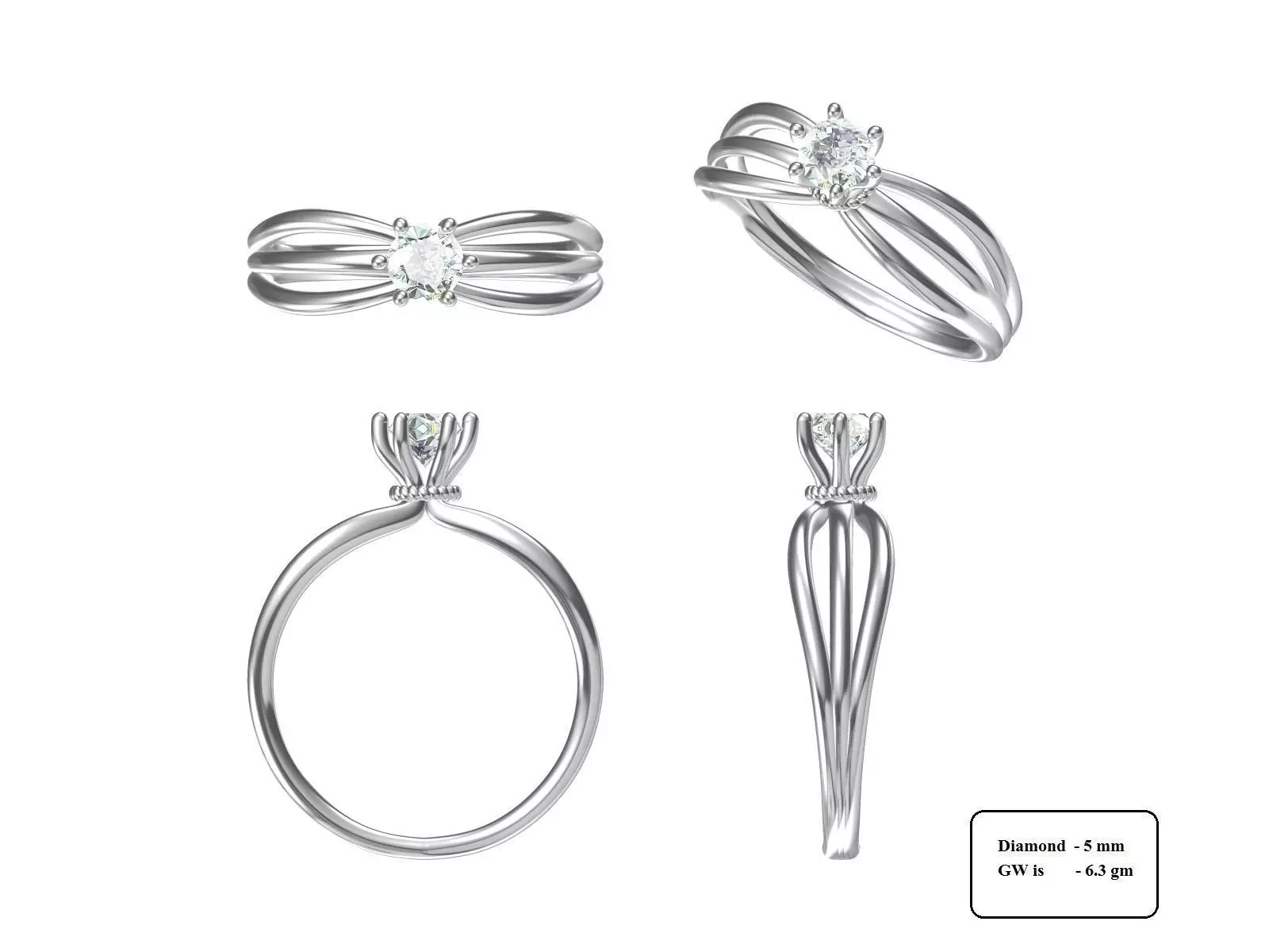 50 RING AND BAND 3D print model_0