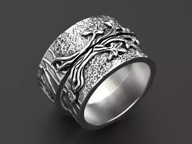 Wedding rings tree 3D print model