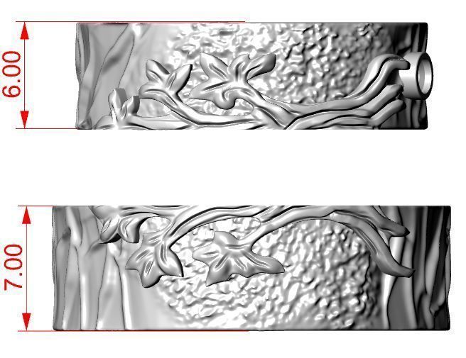 Wedding rings tree 3D print model_11