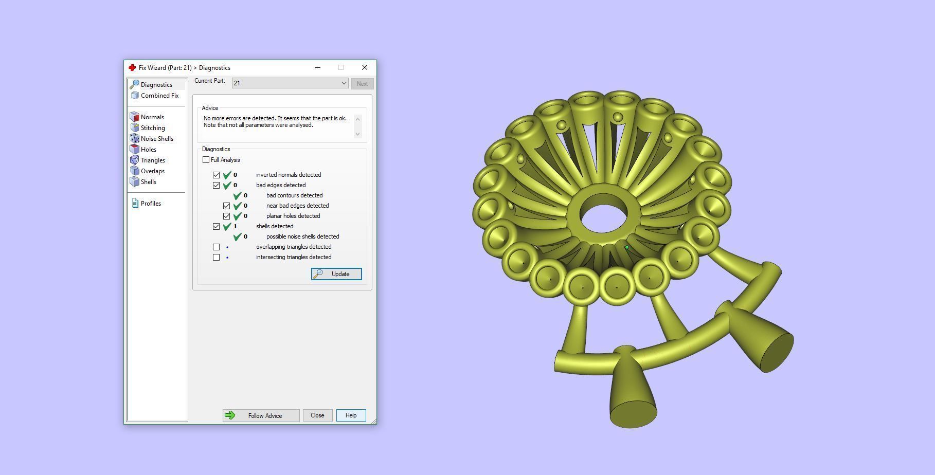 Diamond And Color Stone Ring 3D print model_7